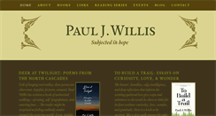 Desktop Screenshot of pauljwillis.com